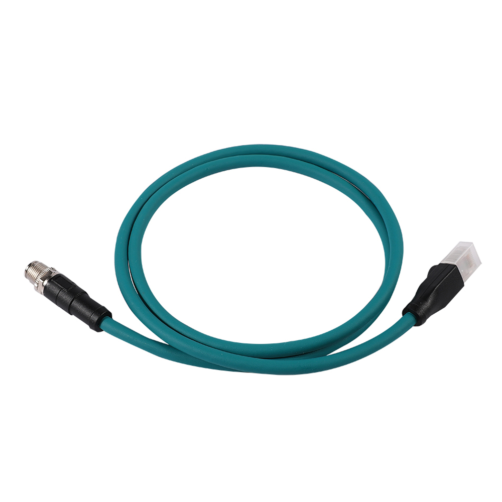 M12 x coded male to rj45 ethernet cable
