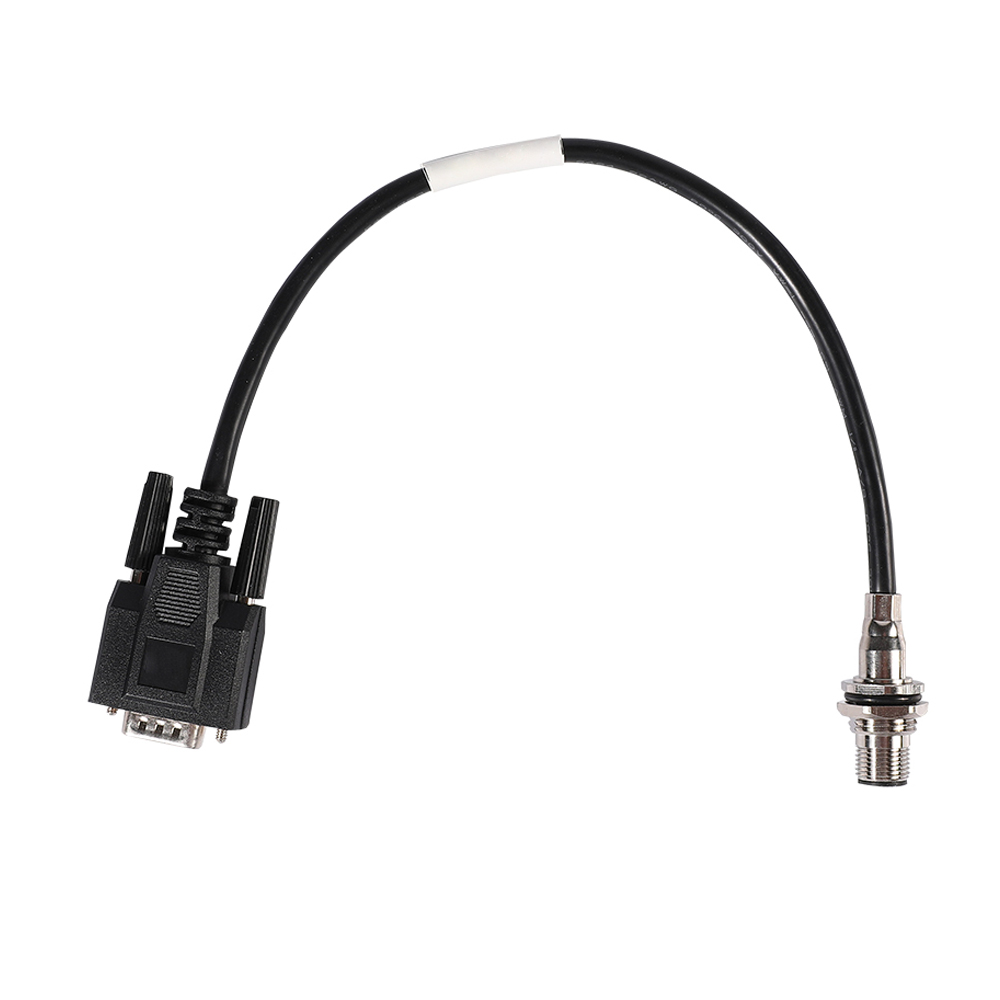 M12 bulkhead panel mount to DSUB cable