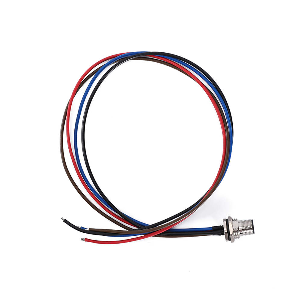 Zócalos de conector macho de 4 pines con codificación T M12