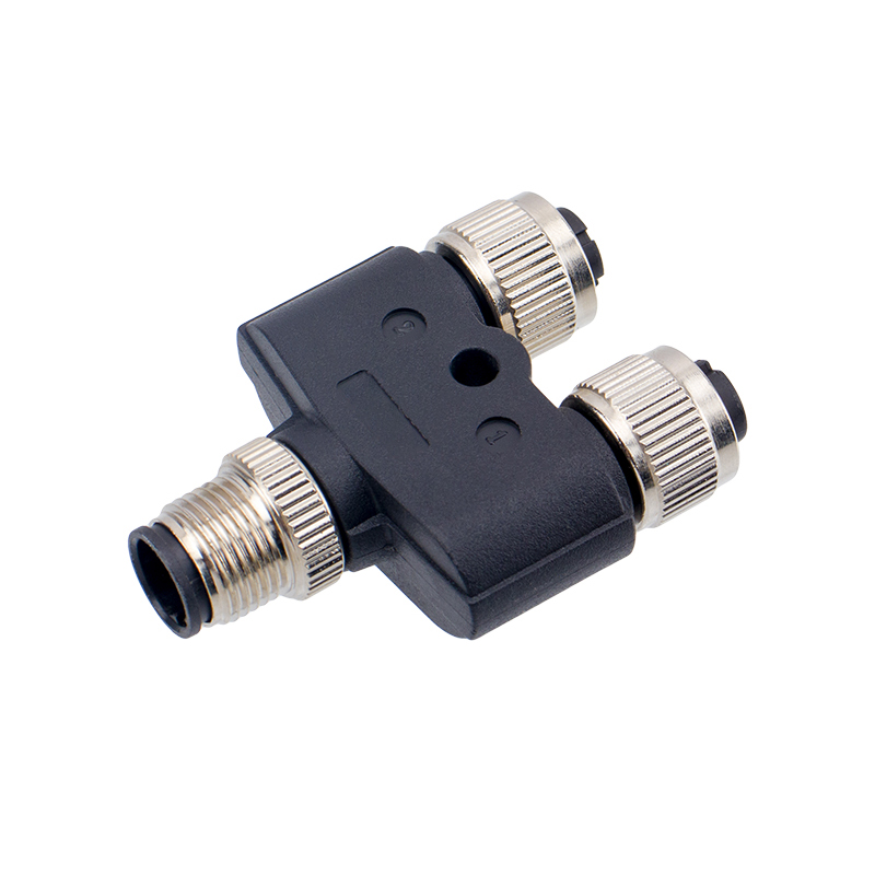 M12 5 position male coupler connector