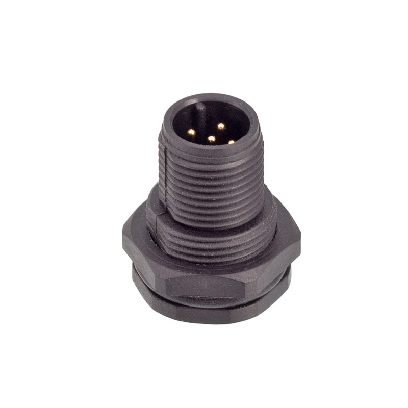 M12 a coded 5-pin male receptacle