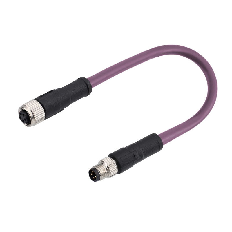 Cavo dritto M8 a 5 poli da femmina a maschio