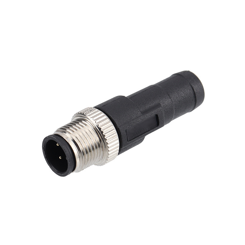 Conexión de terminal de 4 o 5 polos con codificación A M12 con conector de resistencia final