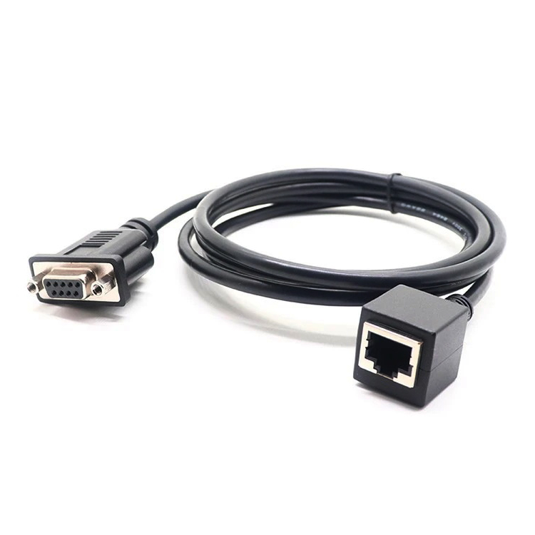 Kabel przedłużający DB9 żeński do RJ45