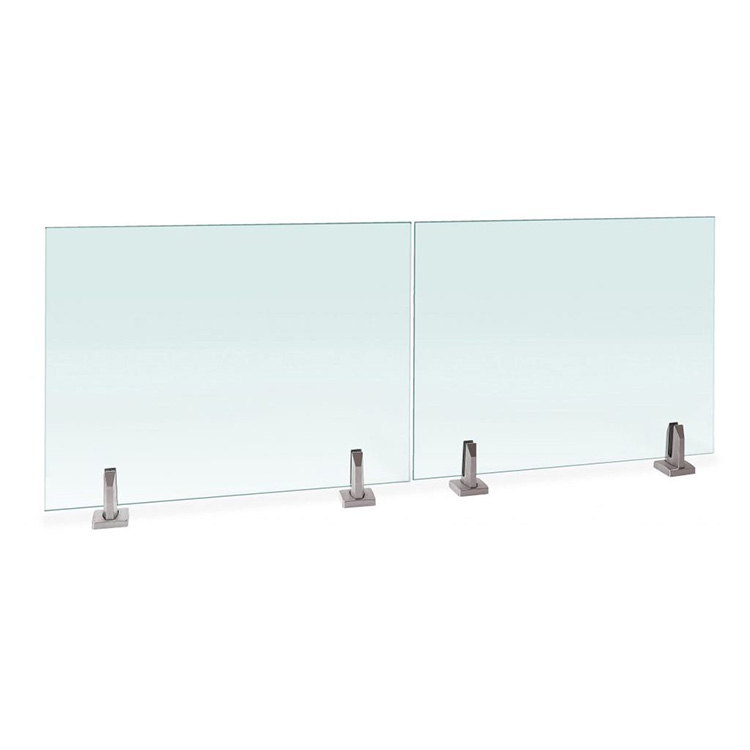 Planchers en verre sans cadre avec robinets, panneau de clôture de piscine en verre trempé de 10 mm 12 mm, verre de piscine transparente avec robinets