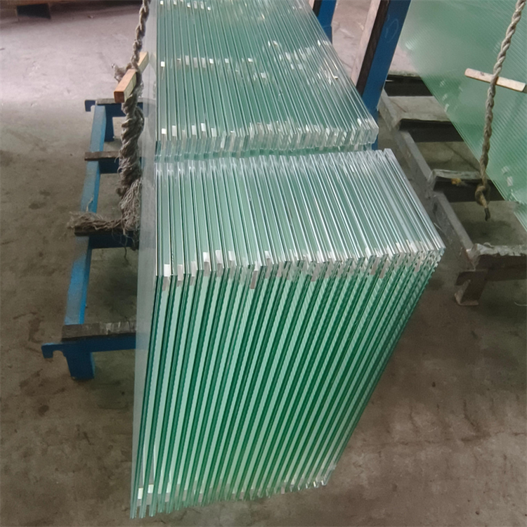 Pattern decorative textured fluted tempered laminated glass for hotel shower doors
