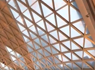 Building Curtain Wall Glass