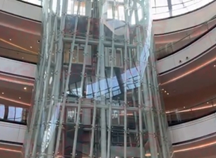 Laminated Glass Sightseeing Elevator