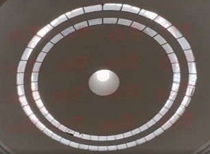 Tragaluz de vidrio aislado de seguridad