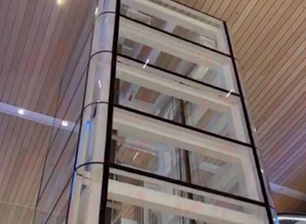 Vidrio de pared de ascensor