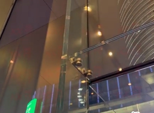 Multi-layer Laminated Safety Glass Facade