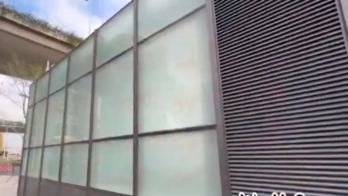 Frosted Insulated Glass Wall