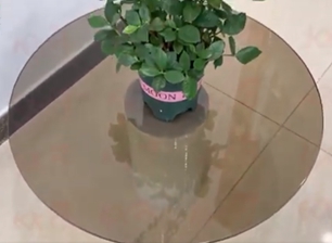 Tempered Glass Round Table