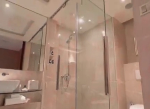 Glass Door Shower Room