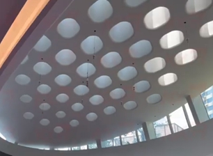 Skylight Safety Laminated Insulated Glass In Public Space