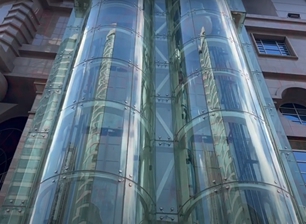 Hot Selling Curved Curtain Wall Glass