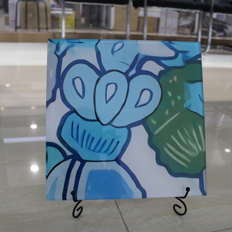 โรงงานแก้วจีนจัดหาการตกแต่งกระจกพิมพ์ดิจิตอลสำหรับราคาขายส่งซุ้ม