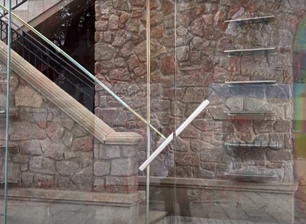 የመስታወት በር አጽዳ