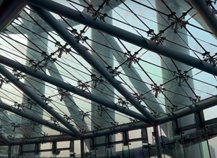 ነጥብ የተገጠመ የመስታወት ስካይላይት ጣሪያ