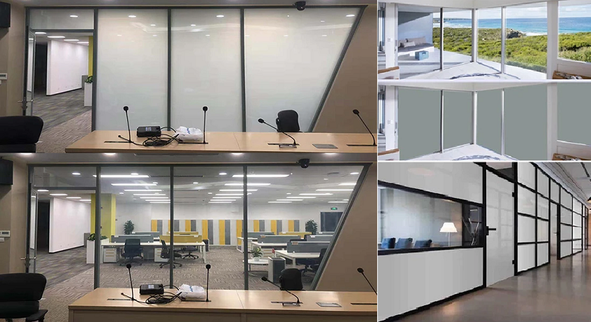 Switchable PDLC smart glass film for office privacy wholesale