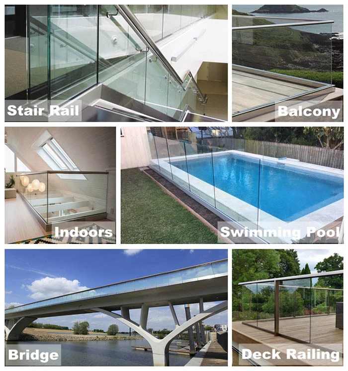 Glass railings systems manufacturer china