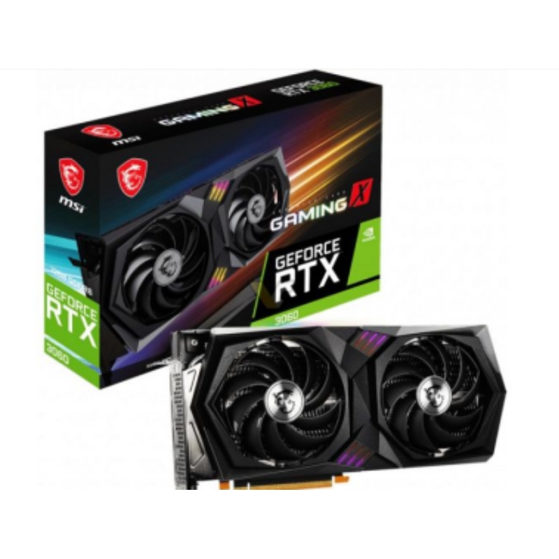 Carte graphique MSI GeForce RTX 3060 GAMING X GDDR6 12 Go