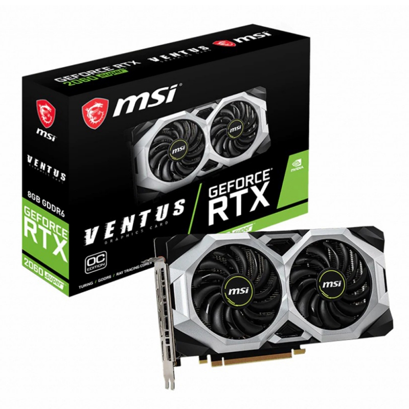 微星 GeForce RTX 2060 SUPER VENTUS OC GDDR6 8GB
