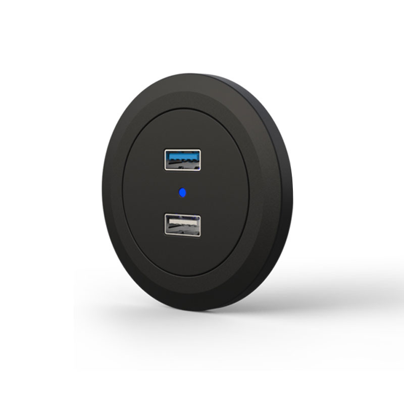 Built-in Furniture Dual Charger with adapter EG0271