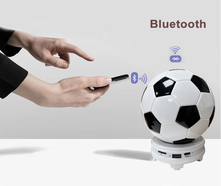 China Clap Light Football Speaker | Custom Multi-Functional Audio Gadget with Tap Light