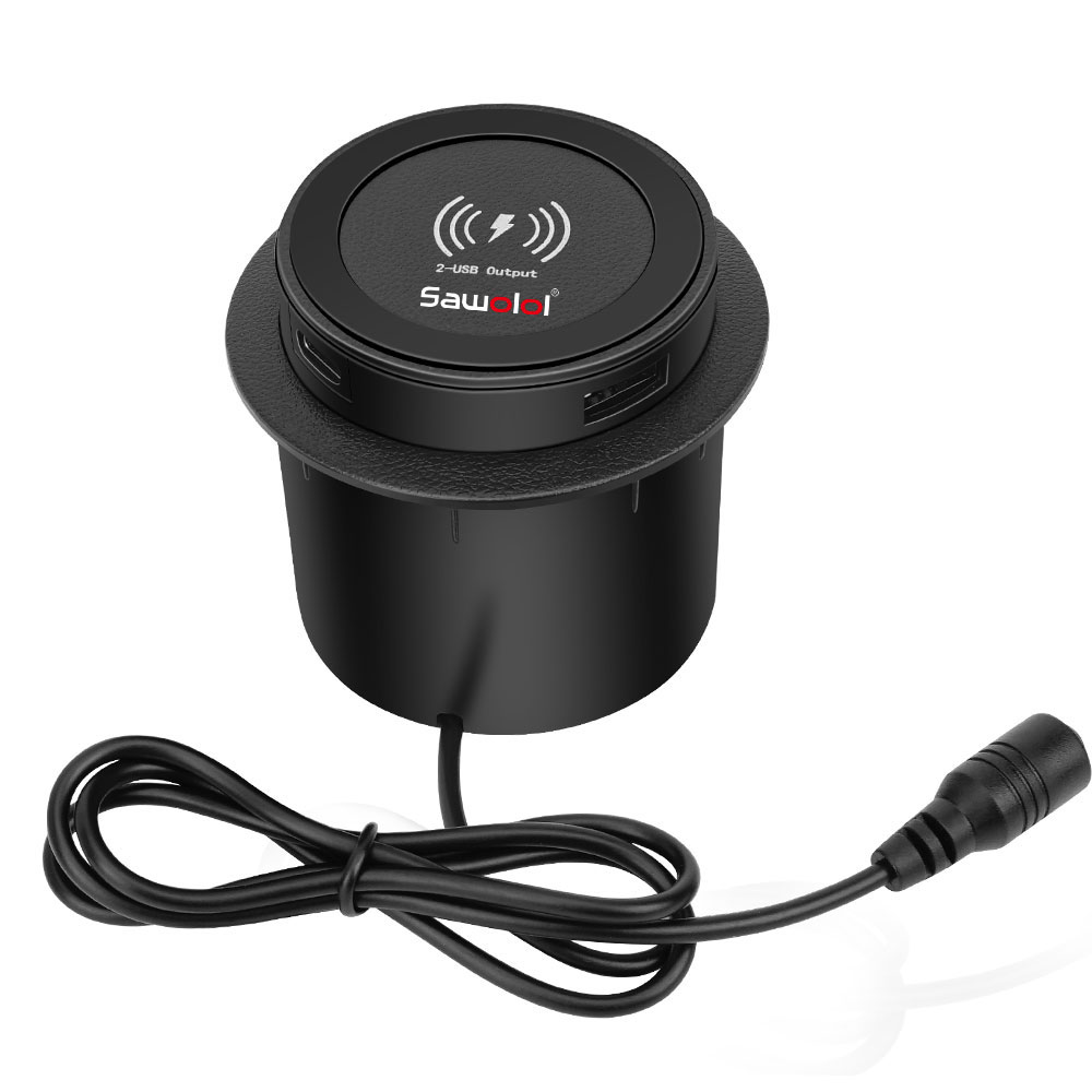 China Built-in Furniture Wireless Dual Charger EG0270 manufacturer
