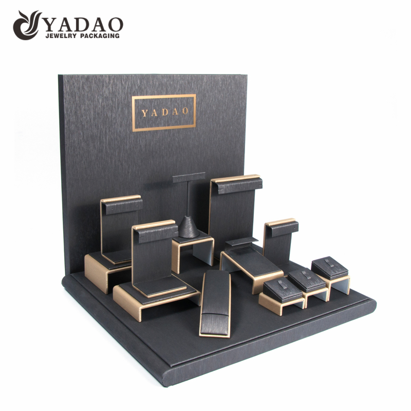 přizpůsobit okno šperky displej sada dřevěné šperky displej rekvizity zobrazit šperky