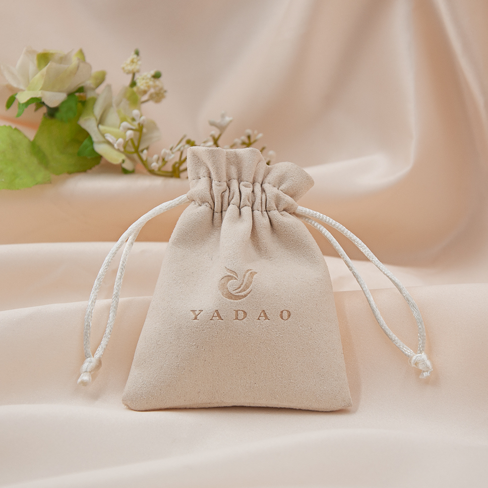 China Yadao velvet suede pouch drawstring pouch bag with logo manufacturer