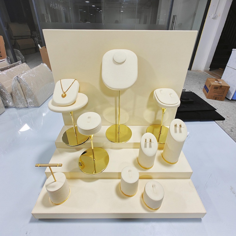 jewelry store display stands window jewelry display set counter jewelry display props stock