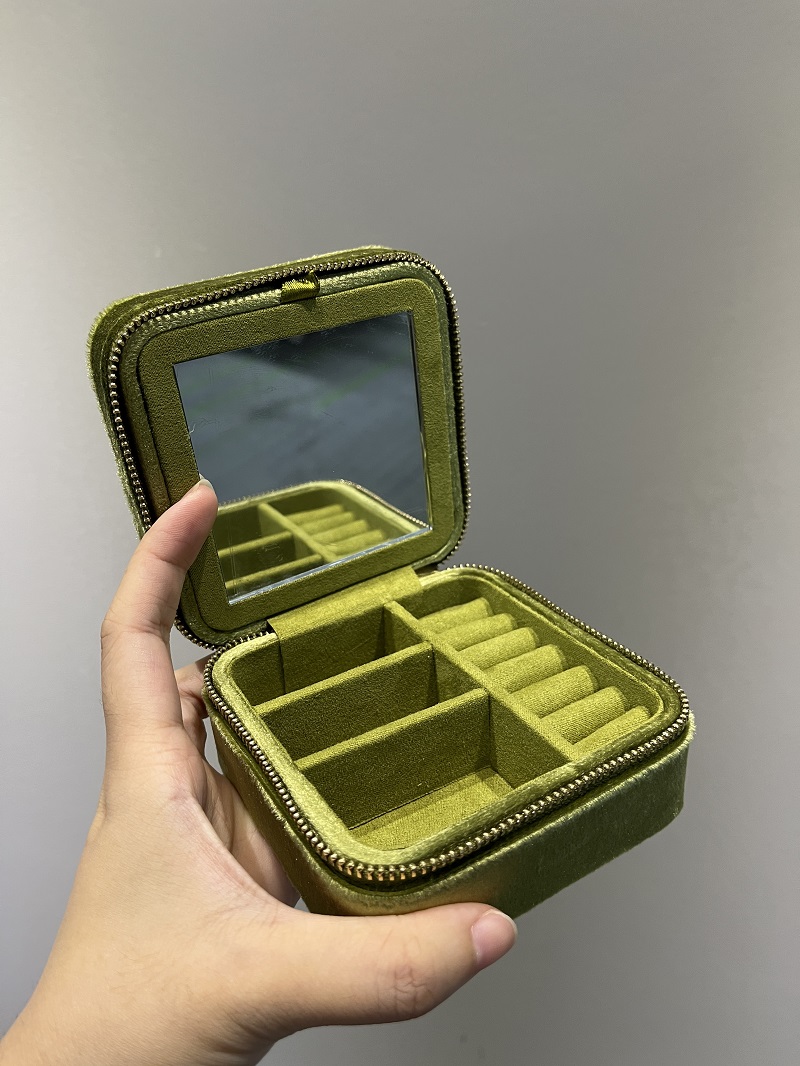 Green Chirstmas gifts jewelry birthday grils presents packaging display case