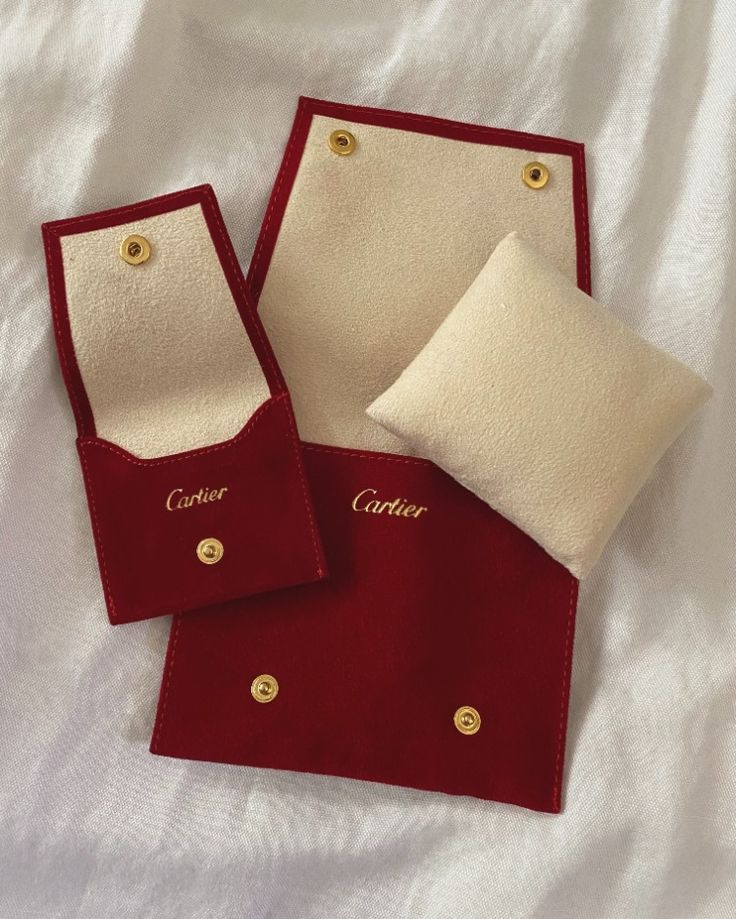 Microfiber flap button design double colors custom size jewelry pouch bag packaging