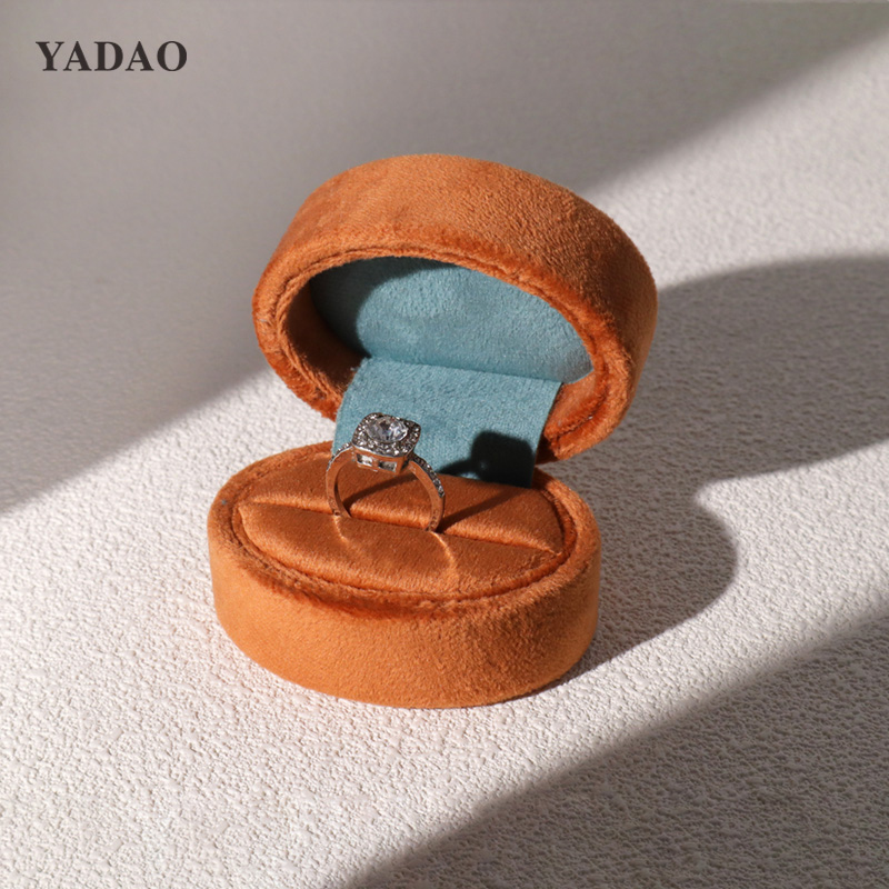 Boîte à bagues design ellipse, nouveaux arrivages 2024