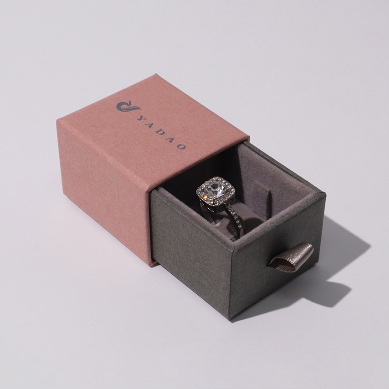 high quality paper drawer box jewelry packaging box clip ring box drawer gift box
