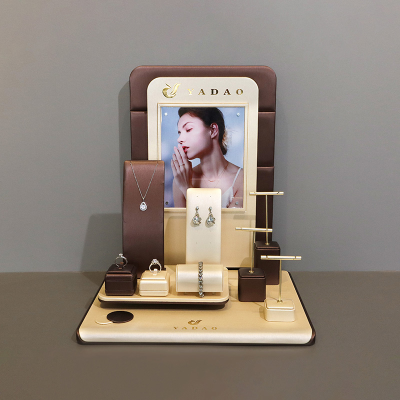 mini jewelry counter showcase display set window jewelry display set jewelry props display rings earrings pendant
