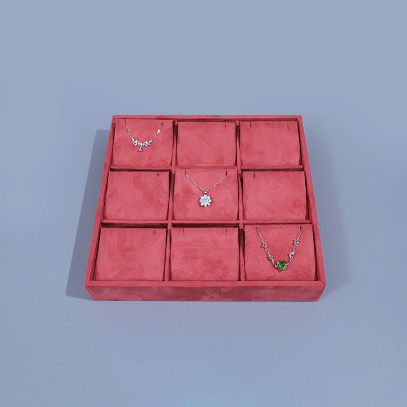 stackable jewelry display tray suede pendant tray jewelry earring display tray