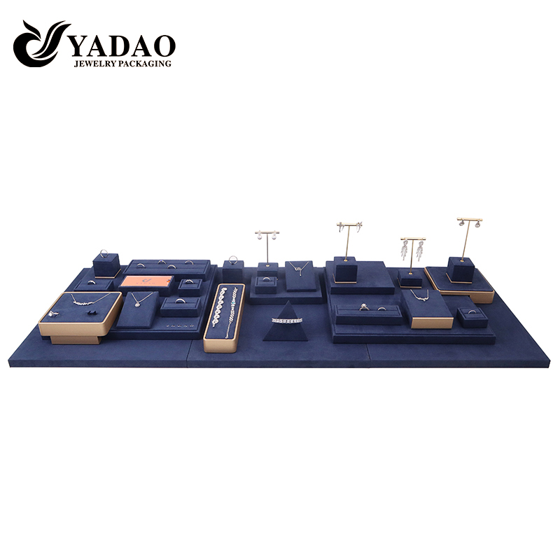 customize jewelry store counter jewelry display jewelry showcase display props ring earring pendant bracelet display