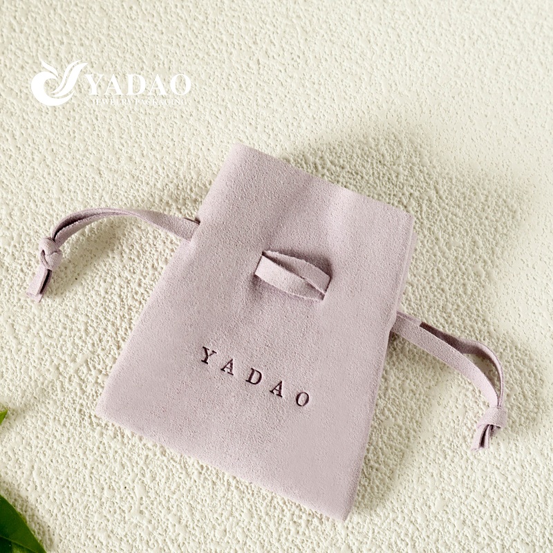 taro purple microfiber pouch bag string jewelry bag jewelry packaging pouch