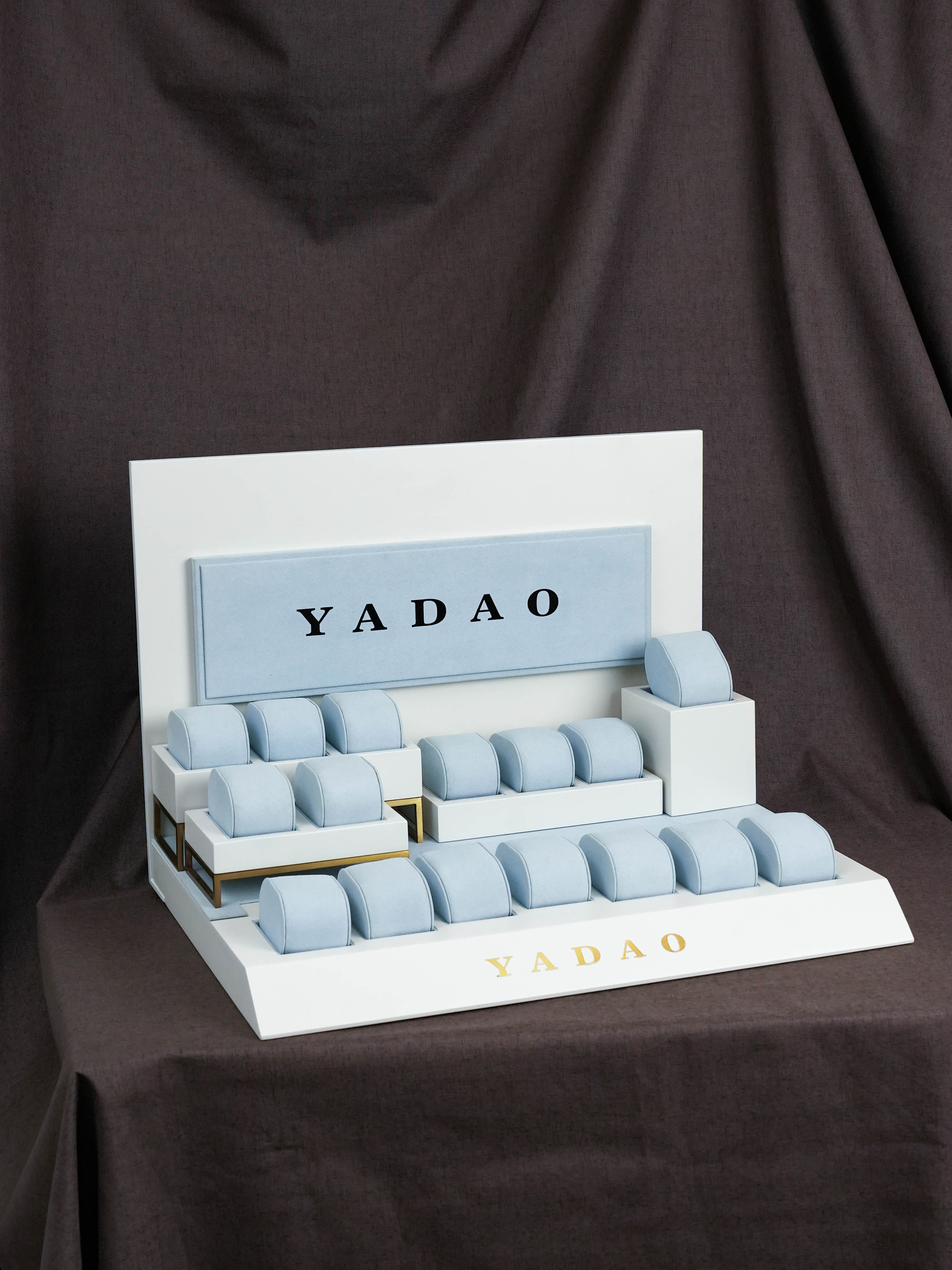 China Sky Blue Watch Jewelry Display Set Enhance Your Jewelry Elegance manufacturer