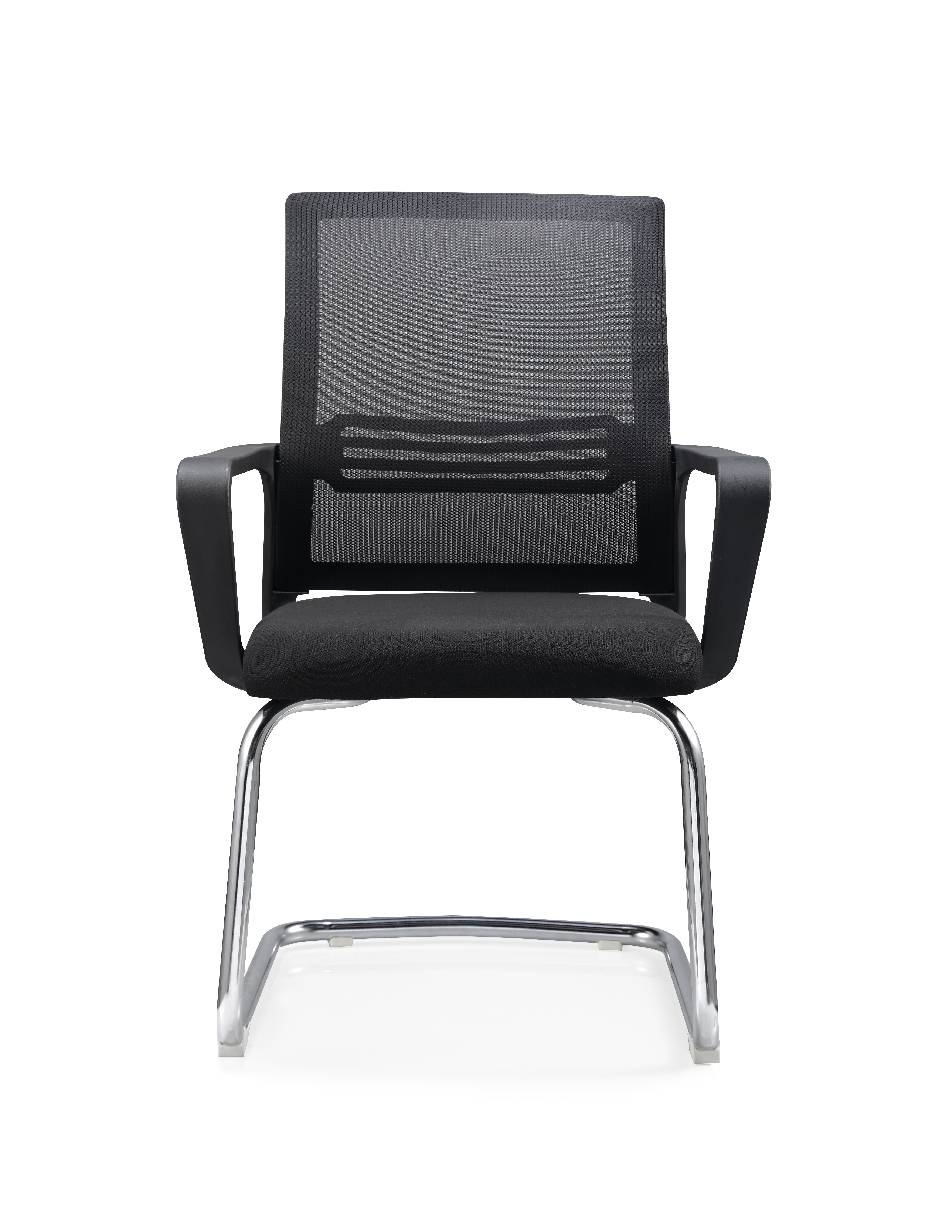 Newcity 512C High Quality Comfortable Ergonomic Visitor Chair Hot Selling  Conference Fixed Bow Base Leg Training Mesh Chair Without Wheels Modern Design Metal Frame Visitor Chair Supplier Foshan China