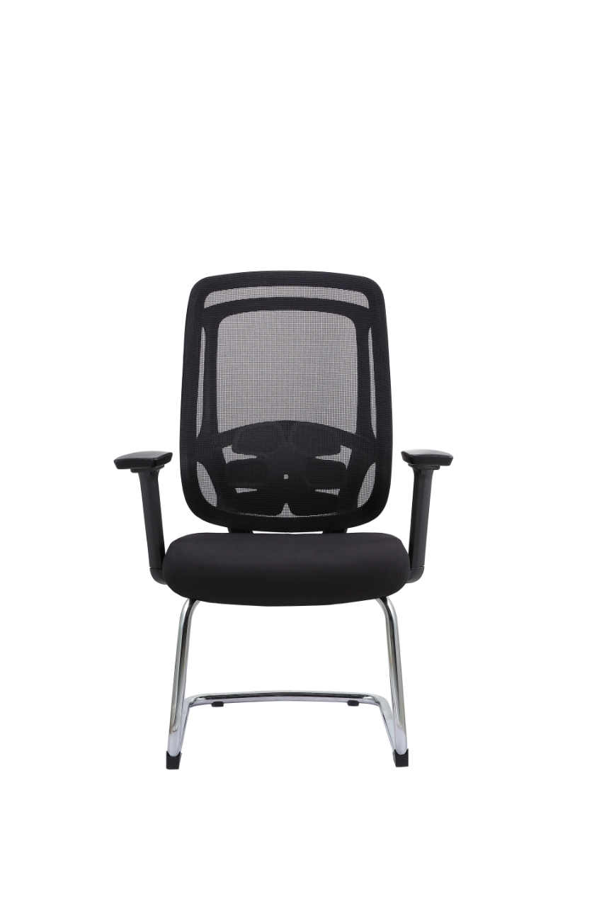 Newcity 618C 最佳简约办公会议会议访客椅舒适黑色行政接待椅