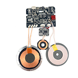 Qi schnelles kabelloses Laden 3in1 PCBA-Modulanpassung Drei-in-eins-Wireless-Lademodulanpassung Fabriklieferant stellt her