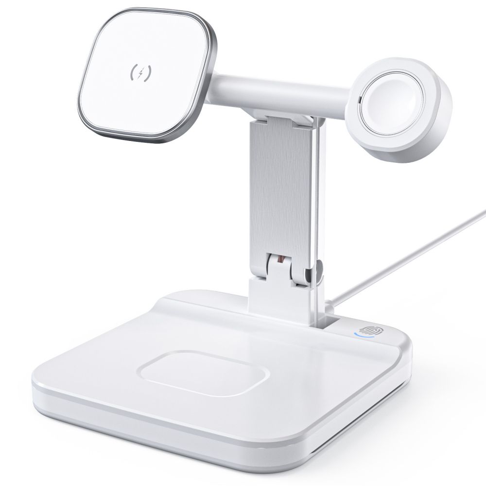 three in one wireless charger 15w fast qi 2 3in1 3 in 1 fast charging wireless charger for ihones, watches, earbuds