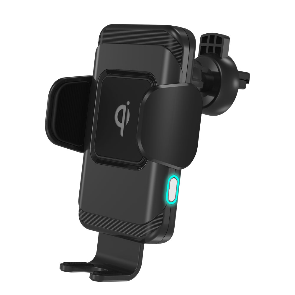 Qi 15W 10W montato sull'auto caricabatterie wireless per auto con ricarica rapida per telefono senza fili per auto