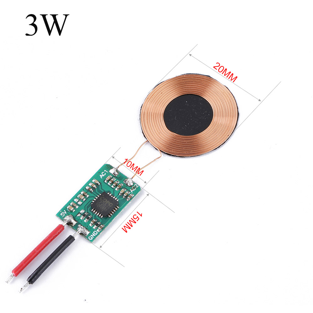 Bezdrôtový prijímač Qi 5W rýchla bezdrôtová nabíjačka prijímač 3W 5W 10W 15W modul prijímača bezdrôtového nabíjania prispôsobenie
