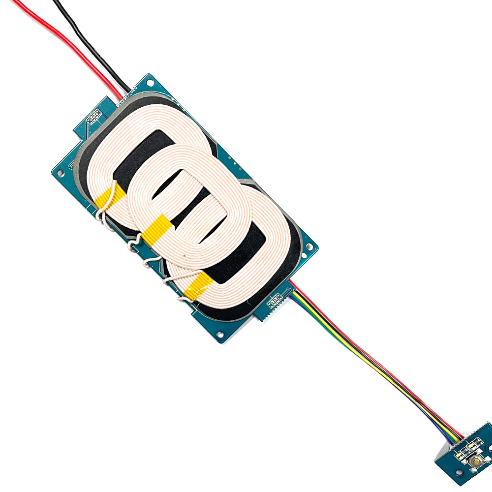Trasmettitore del modulo di ricarica wireless a 3 bobine EPP 9V-24V 15W Ricarica rapida a tre bobine 3 bobine di ricarica personalizzazione del modulo caricabatterie wireless