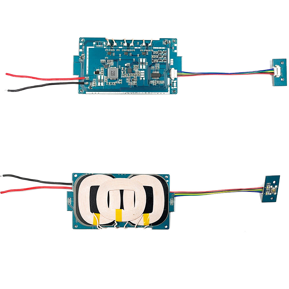 Trasmettitore del modulo di ricarica wireless a 3 bobine EPP 9V-24V 15W Ricarica rapida a tre bobine 3 bobine di ricarica personalizzazione del modulo caricabatterie wireless